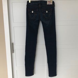 True Religion Julie low rise skinny jeans
